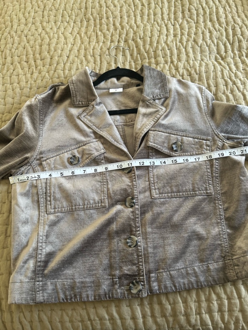 CAbi Brown Velvet Blazer - Picture 3 of 5